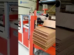 Macchina semiautomatica per incollare cartelle di scatole per incollare cartone ondulato