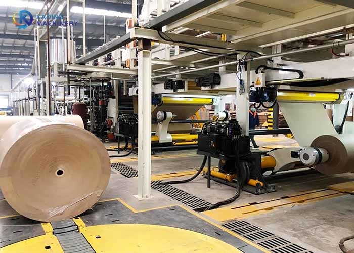 linea ondulata ad alta velocità 180m/min per un cartone ondulato di 3/5/7 di strato