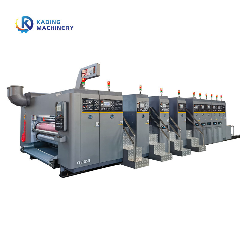 1-6 i colori hanno ondulato la stampatrice del cartone di Flexo del cartone con 3 colori