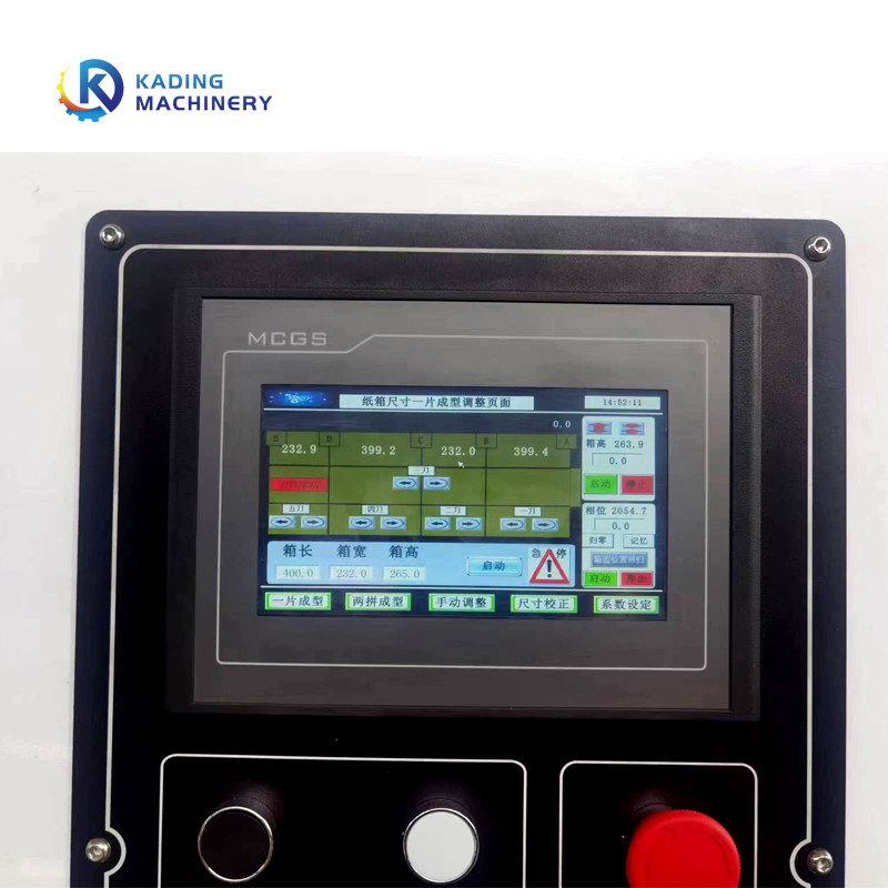 Equipaggiamento di stampa di imballaggio automatico completo 200pcs al minuto Max Cartone Dimensione 2800*1600mm