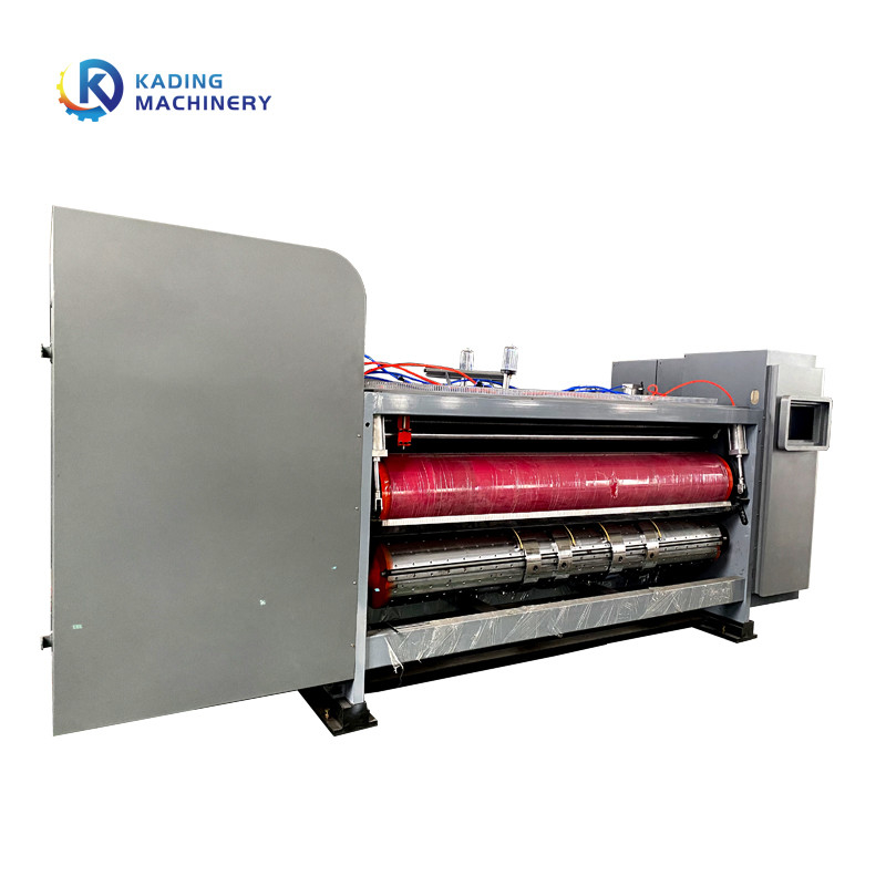 Macchina tagliante del contenitore ad alta velocità di cartone per cartone ondulato con una stampante a colori 3