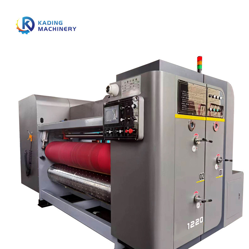 Macchina tagliante del contenitore ad alta velocità di cartone con l'alimentazione di carta del margine anteriore di vuoto ed il meccanismo elettromagnetico del freno