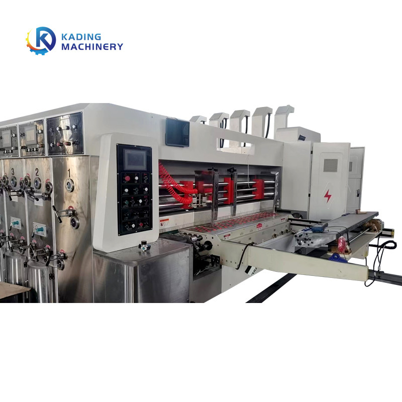PLC Control Caton Box Die Cutting Machine con alta velocità per cartone ondulato