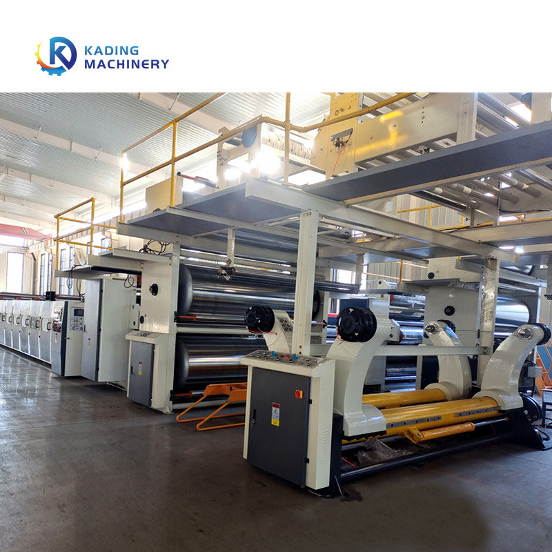 Linea di ondulazione a vapore per la produzione di cartone ondulato per la larghezza della carta di 1600 mm