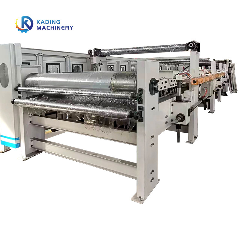 3 / 5 / 7 Linea di produzione di cartoni ondulati a strati con supporto a rullo a propulsione idraulica