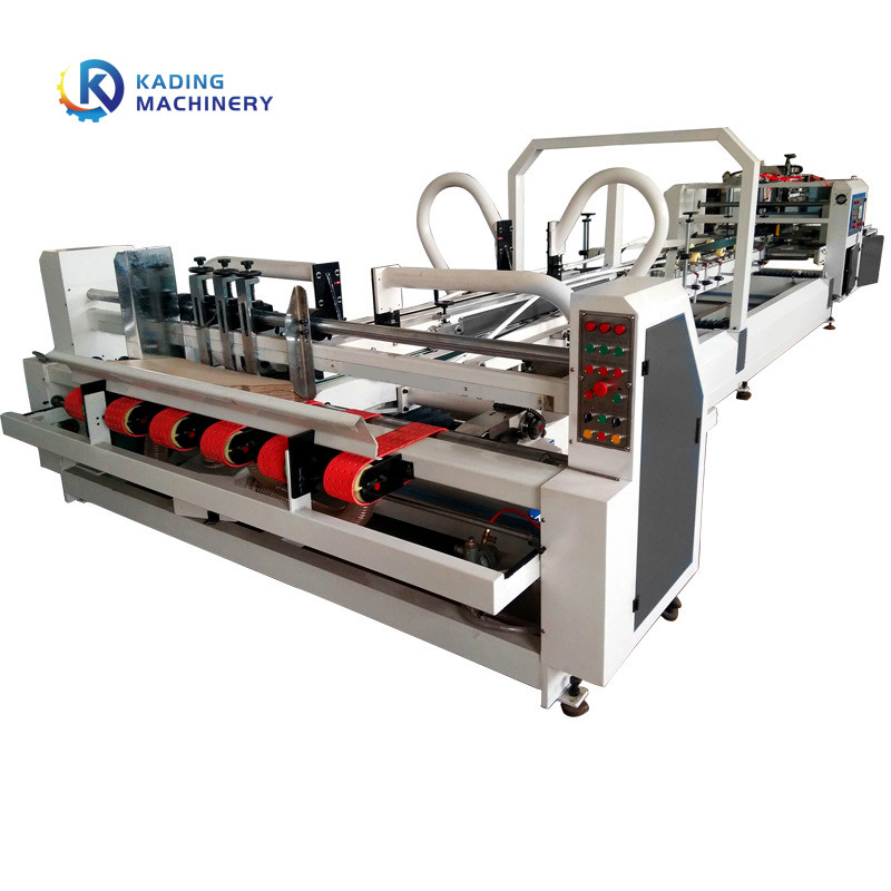 Macchina di Gluer della cartella del bordo di 3 strati con l'alimentazione automatica per l'incollatura del cartone d'imballaggio