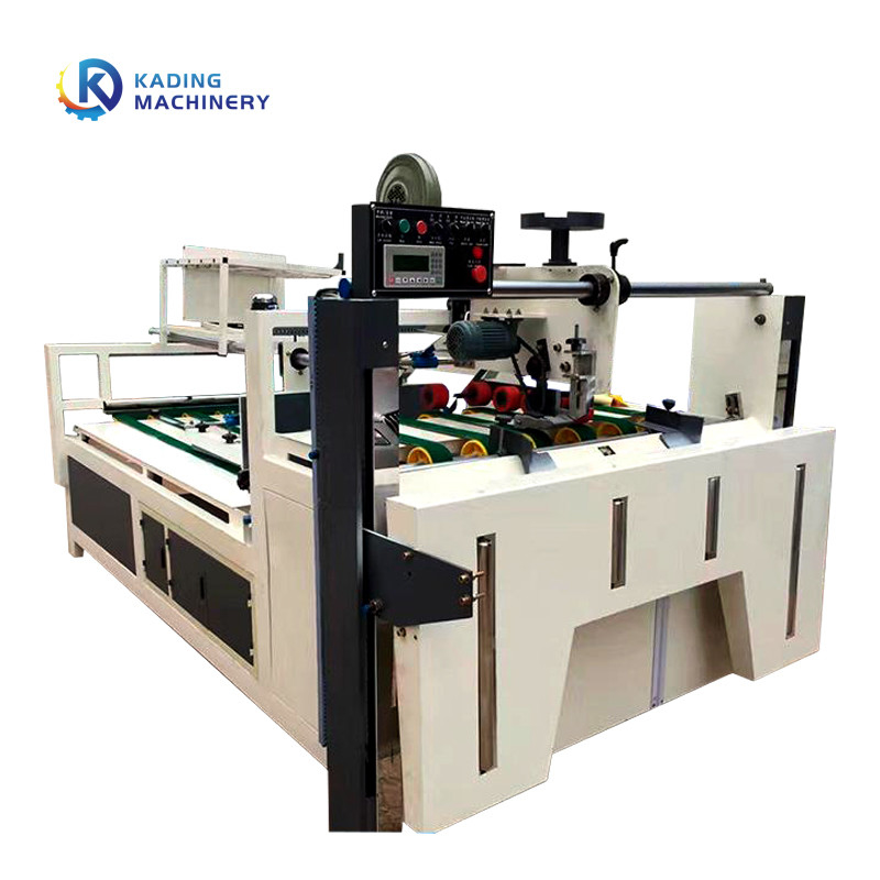 Cartella ondulata automatica Gluer della scatola dei semi per il contenitore di cartone di 2600mm 2800mm con l'alimentazione manuale