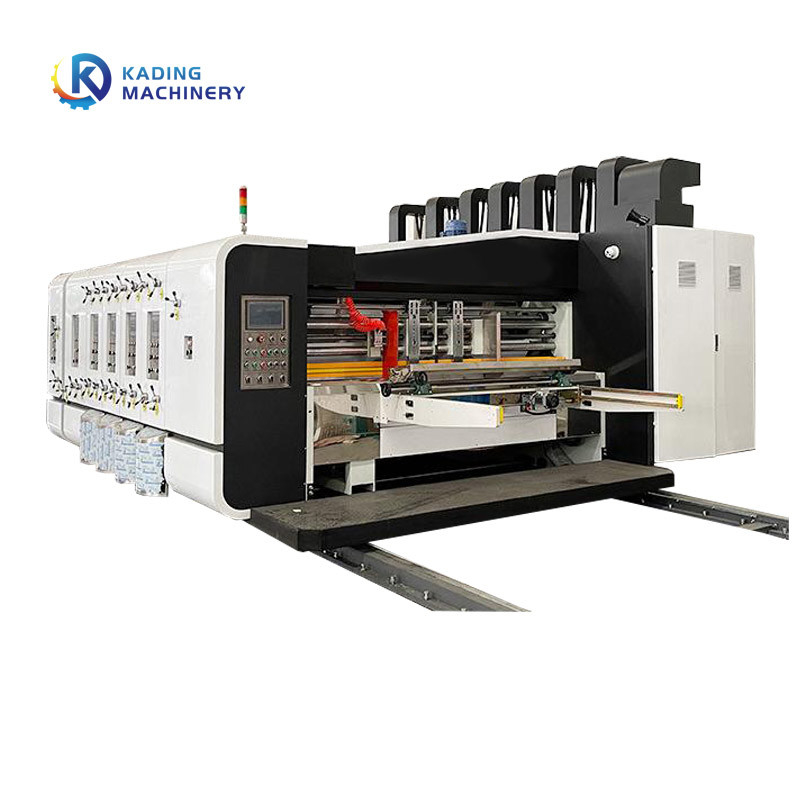 Macchina di stampa a base di inchiostro ad acqua Flexo corrugata con controllo PLC