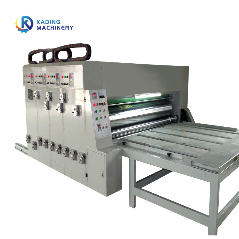 Stampatrice a catena For Corrugated Paperboard del cartone di colori dell'alimentatore 6 e contenitore di cartone