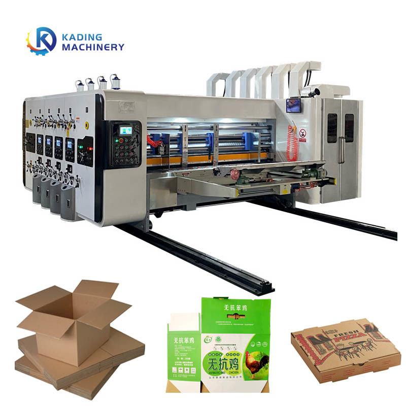 Macchina di stampa automatica per cartoni di alimentazione per cartone ondulato con 250 pcs/min