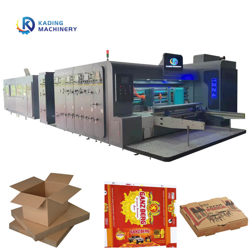 Macchina di stampa automatica per cartoni di alimentazione per cartone ondulato con 250 pcs/min