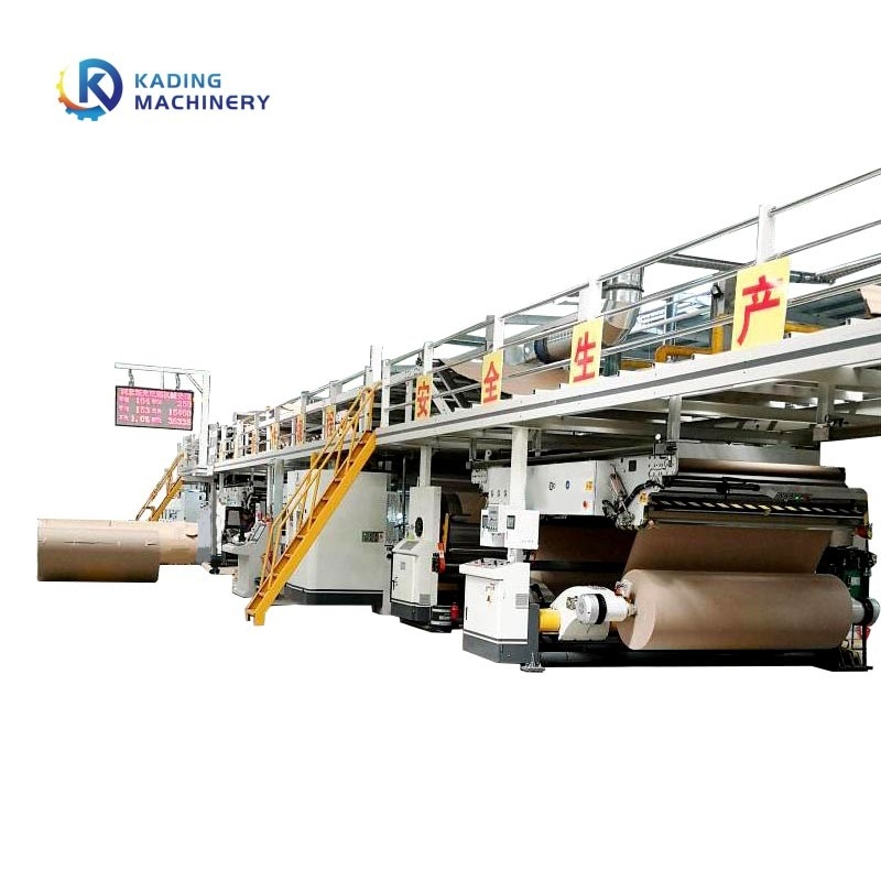 5 strati di linea di corrugenza con cambio rapido singolo facce e mulino idraulico Roll Stand