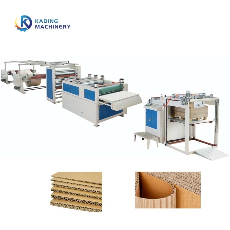Linea corrugata ad alta velocità a cinque strati per la produzione di cartone e cartone corrugato