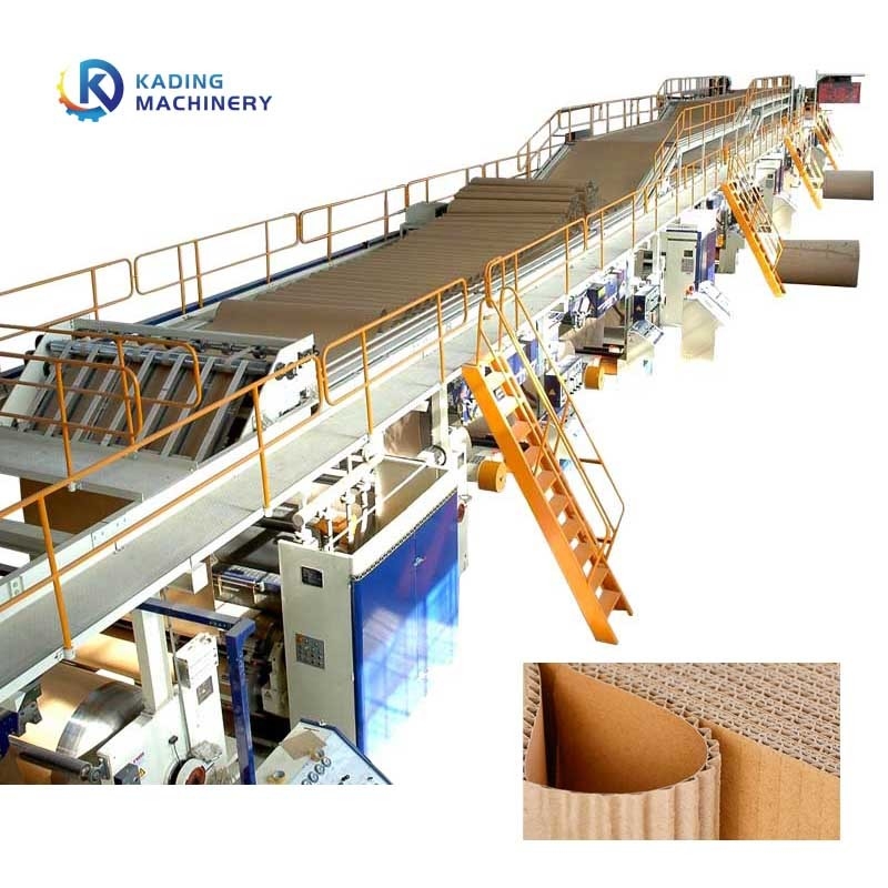 300 m/min Macchina per la produzione di cartone ondulato con sistema di gestione della produzione