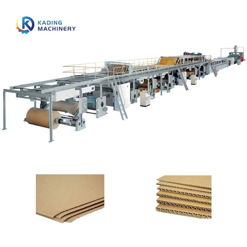 300 m/min Macchina per la produzione di cartone ondulato con sistema di gestione della produzione