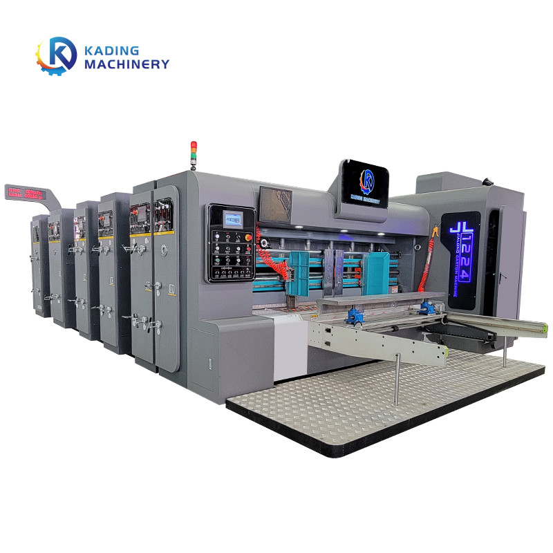 Macchina di stampa a base di inchiostro ad acqua Flexo corrugata con controllo PLC
