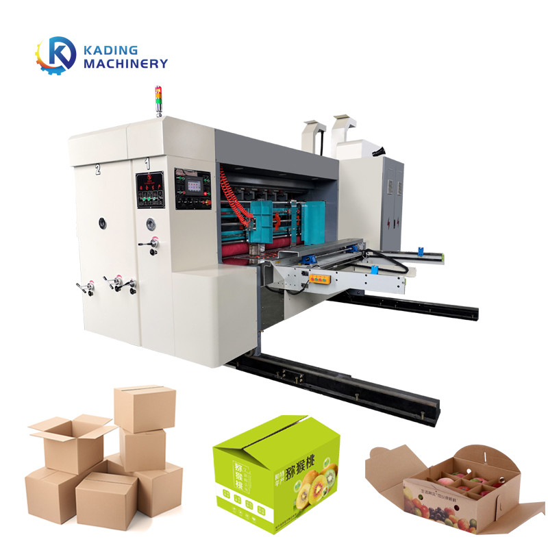 Macchina di stampa a base di inchiostro a base d'acqua a scatola ondulata di alimentazione automatica del bordo anteriore