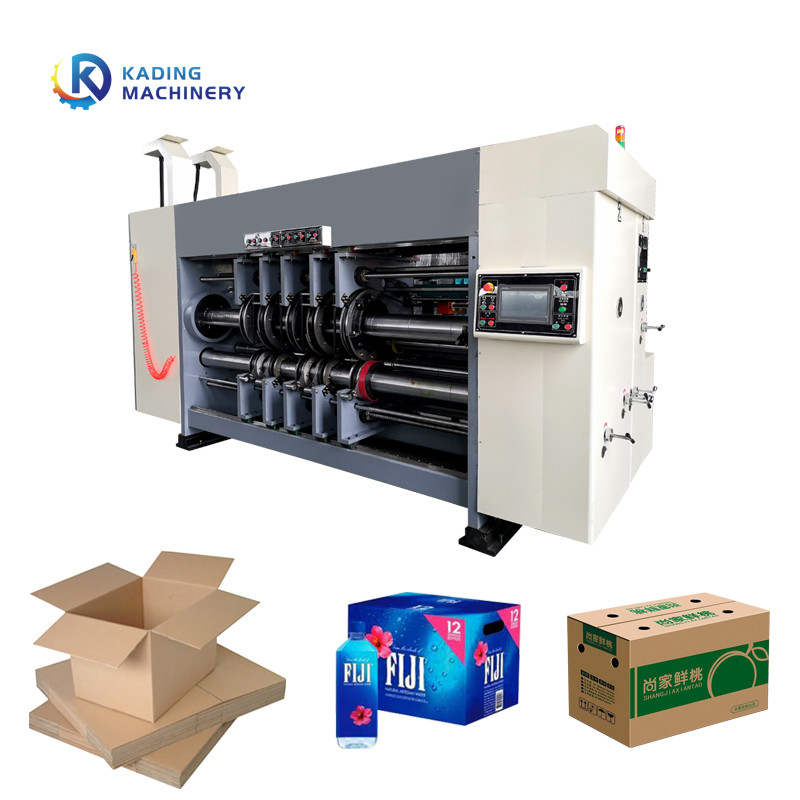 Macchina di stampa a base di inchiostro a base d'acqua a scatola ondulata di alimentazione automatica del bordo anteriore